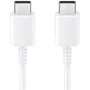 Кабель Samsung Cable USB-C to USB-C PD 60W 1m White (EP-DA705BWRGRU) NO BOX: Тип USB-C - USB-C