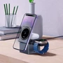 Зарядное устройство Hoco Wireless Charger CQ8 Folding 3in1 Gray for iPhone 16 I 15 I 14 I 13 I 12 series, Apple Watch and Apple AirPods фото 7