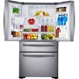 Холодильник Side-by-Side Samsung RF 24FSEDBSR: Розміри ВxШxГ, см 90,8 х 177,7 х 78,8 см
