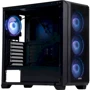 Корпус QUBE CORNET ARGB Black (CORNET_FMNU3): Материал передней панели сталь и пластик