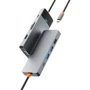 Адаптер WIWU Adapter Linker A921HV 9in1 USB-C to USB-C+USB2.0+2xUSB3.0+SD/MicroSD+VGA+HDMI+PD Grey: Інтерфейс підключення USB-C