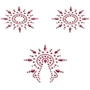 Пэстис Petits Joujoux Gloria set of 3 - Red