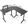Геймерский стол GT Racer 146x146x60x73 см Black (T-1247)