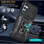 Чехол для телефонов Mobile Case Camshield Army Ring Black for Samsung S926 Galaxy S24 Plus / S936 Galaxy S25 Plus: Совместимость Samsung S926 Galaxy S24 Plus / S936 Galaxy S25 Plus