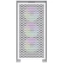 Корпус DarkFlash DRX90 Mesh White: Материал передней панели пластик и металл