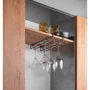 Держатель для бокалов Metaltex MY-GLASS LAVA 20x28x7см (361114): Материал нержавеющая сталь