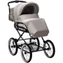 Коляска 2 в 1 класична Roan Marita Prestige (14 "чорні колеса, чорна рама) P230 бежевий - бежева (шкіра) перламутр (624731): Можливість встановлення люльки є