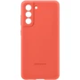 Аксесуар для смартфона Samsung Silicone Cover Coral (EF-PG990TPEGRU) для Samsung G990 Galaxy S21 FE: Плівка в комплекті немає