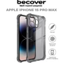 Чохол для iPhone BeCover TPU Case Anti-Shock Grey для iPhone 15 Pro Max (710624): Тип аксесуара чехол