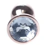 Анальная пробка с кристаллом BOSS of TOYS Boss Series - Jewellery Red Gold PLUG Clear S, BS6400112