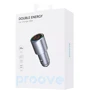 Зарядний пристрій Proove Car Charger 2хUSB Double Energy 36W Metal Gray: Особливості Power Delivery (PD)