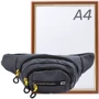 Мужская поясная сумка Valiria Fashion серая (4DETBP6003-9): Пол Мужской