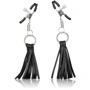 CalExotics Playful Tassels Nipple Clamps зажимы для сосков с кисточками, черный