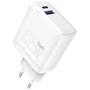 Зарядний пристрій WUW Wall Charger USB+USB-C PD 65W C175 White