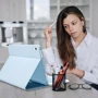Аксессуар для iPad BeCover Case Smart Keyboard Light Blue for iPad 10.9 (2022 / 2024) / iPad 11 2025 (711141): Материал полиуретан