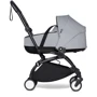 Универсальная коляска BABYZEN YOYO² с люлькой Bassinet Stone/Серый без дождевика белая рама (BZ10109-01/595410/595): Возможность установки люльки опция