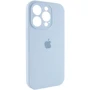 Чехол для iPhone Mobile Case Silicone Case Full Camera Protective Sweet Blue for iPhone 13 Pro Max: Цвет голубой