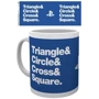 Кружка Playstation Circle Square Cross Triangle 300 мл фото 2