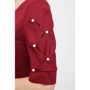 Сукня FashionUp PL-1617A 42 бордове повсякденне до середини стегна: Вид Повсякденні сукні