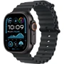 Apple Watch Ultra 2 2024 GPS + Cellular 49mm Black Titanium Case with Black Ocean Band (MX4P3UL/A)