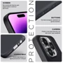 Чехол для телефонов ArmorStandart Matte Slim Fit Camera cover Black for Samsung S918 Galaxy S23 Ultra (ARM83298): Материал TPU (термополиуретан)