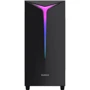 Корпус GAMDIAS ARGUS E2 (4712960135444): Материал передней панели пластик