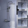 Душевая система Lefton Thermostatic Shower System with Temperature Display & LED Light-SST2207 Grey