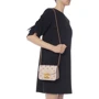 Женская сумка кросс боди Furla Metropolis amoris mini бежево-розовая (1000639): Фактура Матовая, Гладкая