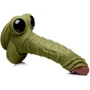 Фантазийный фаллоимитатор Creature Cocks Swamp Monster Green Scaly Silicone Dildo