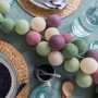 Гирлянда Cotton ball lights на 10 шаров 2,7м, Forest Fruit: Тип Хлопковые шарики