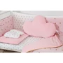 Постельный комплект 6 эл. Twins Dolce Insta 4075-D-508, Сердечки, розовый: Тип постельный комплект
