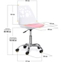 Детское кресло Evo-Kids Indigo White/Pink 2 шт. (H-232 W/PN -Х2): Возраст ребенка От 5-ти лет