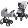 Універсальна коляска 2 в 1 Baby Design Husky NR 107 SILVER GRAY