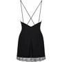 Эротический пеньюар с трусикам Obsessive Bella Rou black XS/S