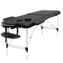 Массажный стол 4FIZJO Massage Table Alu W70 Black (P-5907739318398)