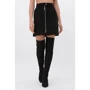 Юбка FashionUp YUB-1076A-XL 48 черная А-силуэт до середины бедра
