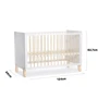 Детская кроватка Kinderkraft Nico White (KKHNICOWHT000N): Ящики для белья Нет