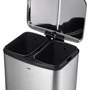 Відро для сміття KELA Davino з педаллю сріблясте 2х12 л (10954)