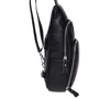Чоловіча сумка-слінг Borsa Leather чорна (K15058-black): Тип Сумки