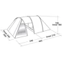 Палатка Easy Camp Galaxy 400 Teal Green