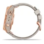 Смарт-часы Garmin Fenix 7S Sapphire Solar Rose Gold Titanium with Limestone Leather Band (010-02539-35) фото 10