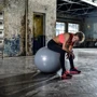 Мяч для фитнеса Reebok RAB-11016BL: Материал ПВХ