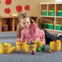 Обучающий игровой набор-сортер Learning Resources Фермерский рынок (LER3060): Назначение игрушки Цветовое восприятие, Творческое развитие, Мелкая моторика, Логическое мышление, Координация движений, Знакомство с окружающим миром, Любознательность