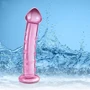 Стеклянный фаллоимитатор Love Toy Glass Romance Dildo 7.5" Pink