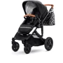 Универсальная коляска 2 в 1 Kinderkraft Prime Black + MommyBag (KKWPRIMBKMB200): Ширина шасси 59 см