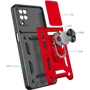Аксессуар для смартфона Mobile Case Camshield Serge Magnetic Ring Red for Samsung A225 Galaxy A22/M225 Galaxy M22/M325 Galaxy M32: Материал TPU (термополиуретан) и поликарбонат