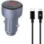 Зарядний пристрій ArmorStandard Car Charger USB+USB-C AR-C43 with Lightning Cable Grey (ARM82462)