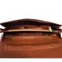 Мужской портфель Grass коричневый (SHI401-16-24FL): Фактура Зернистая, Матовая