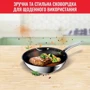 Сковорода Tefal Intuition ВОК 28 см (B8171944): Дополнительно Термодатчик, Ручка с отверстием для подвешивания