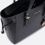 Женская сумка тоут Michael Kors VOYAGER MD MF TZ TOTE черная (30H7GV6T8L001): Материал Натуральная кожа